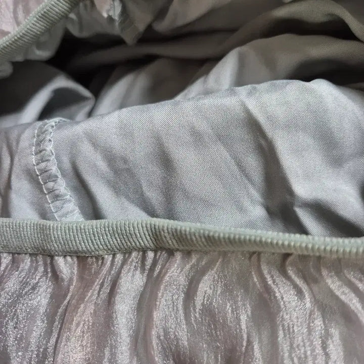 [BUNJANG] Long Tiered Chiffon Skirt / 민트색, 연보라색 펄 롱스커트 44~슬림77까지/샤스커트