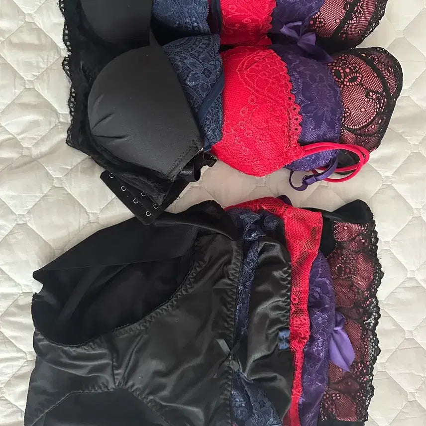 [BUNJANG] Underwear Panties and Bra Set / 속옷 팬티,브라 5종 세트