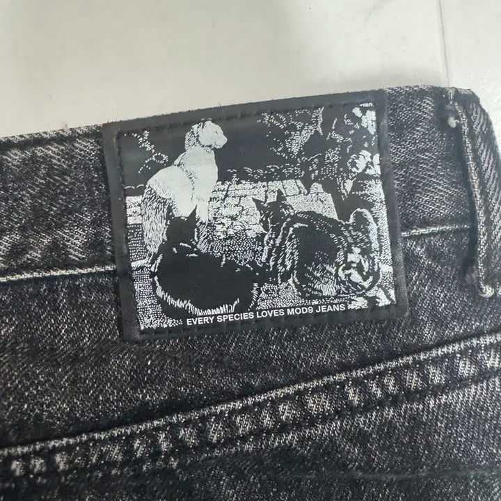 [BUNJANG] Mod9 Black Stardust MOD1w Denim Jeans / 모드나인 / Black Stardust - MOD1w / 31