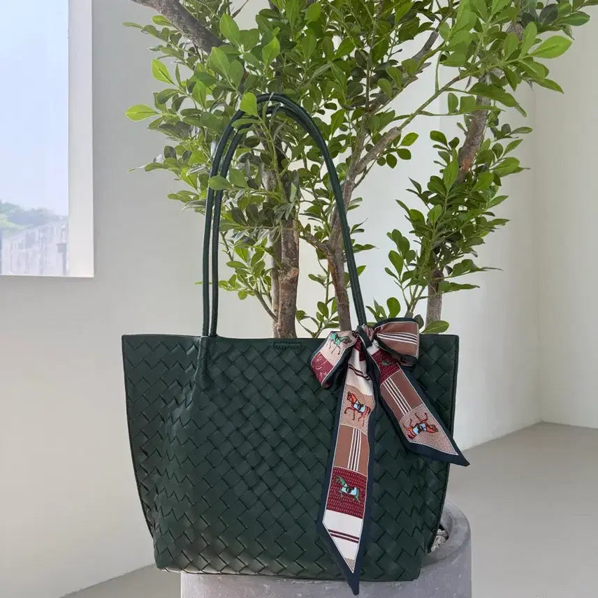 [BUNJANG] Leather Daily Lightweight Basket Shoulder Bag / 양가죽 데일리 가벼운 바스켓백 숄더백