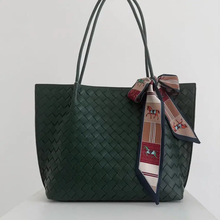 [BUNJANG] Leather Daily Lightweight Basket Shoulder Bag / 양가죽 데일리 가벼운 바스켓백 숄더백