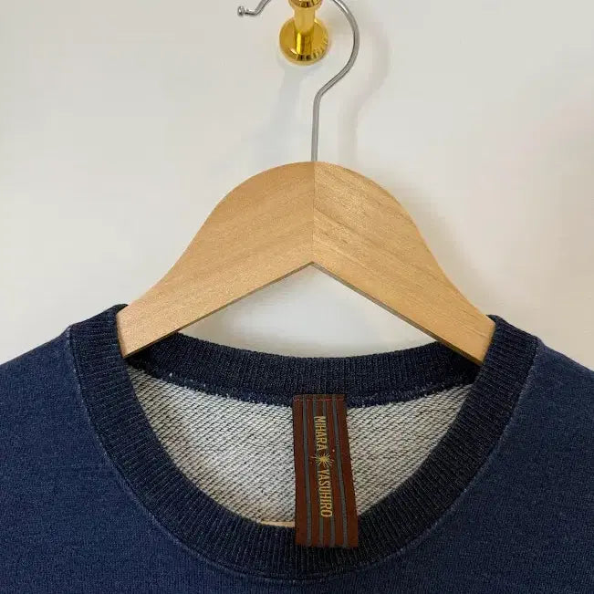 [BUNJANG] Mihara Yasuhiro Vintage Sweatshirt Blue / 미하라 야스히로 빈티지 맨투맨티 블루