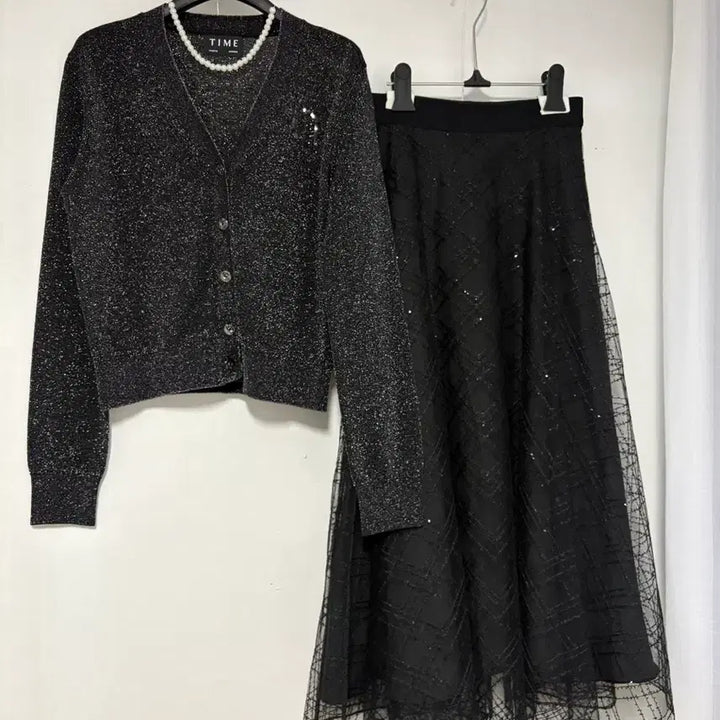 [SOLD OUT] 한섬 TIME 타임 글리터 가디건