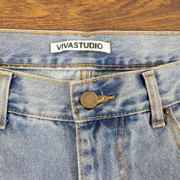 [BUNJANG] VIVASTUDIO Drawing Denim Pants 32 / 비바스튜디오 드로잉 데님 팬츠 32