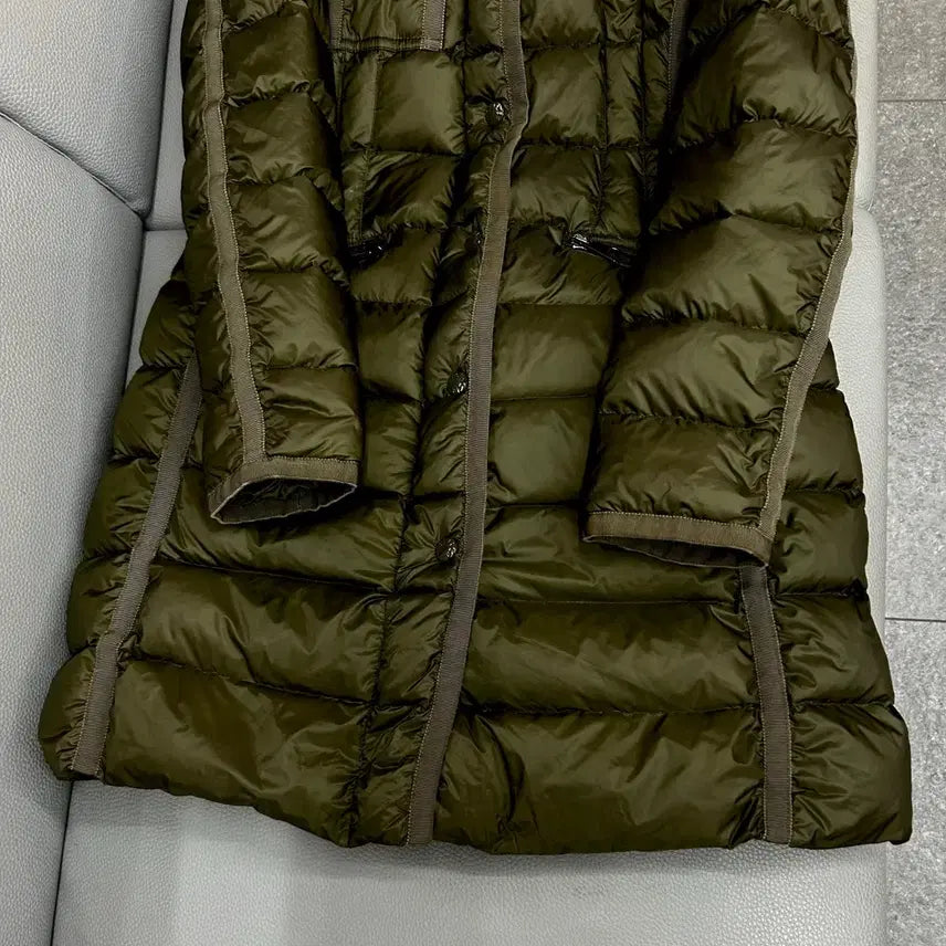 [BUNJANG] Moncler Hermine Down Jacket Khaki / 몽클레어 헤르민퍼 카키(0)(급처)