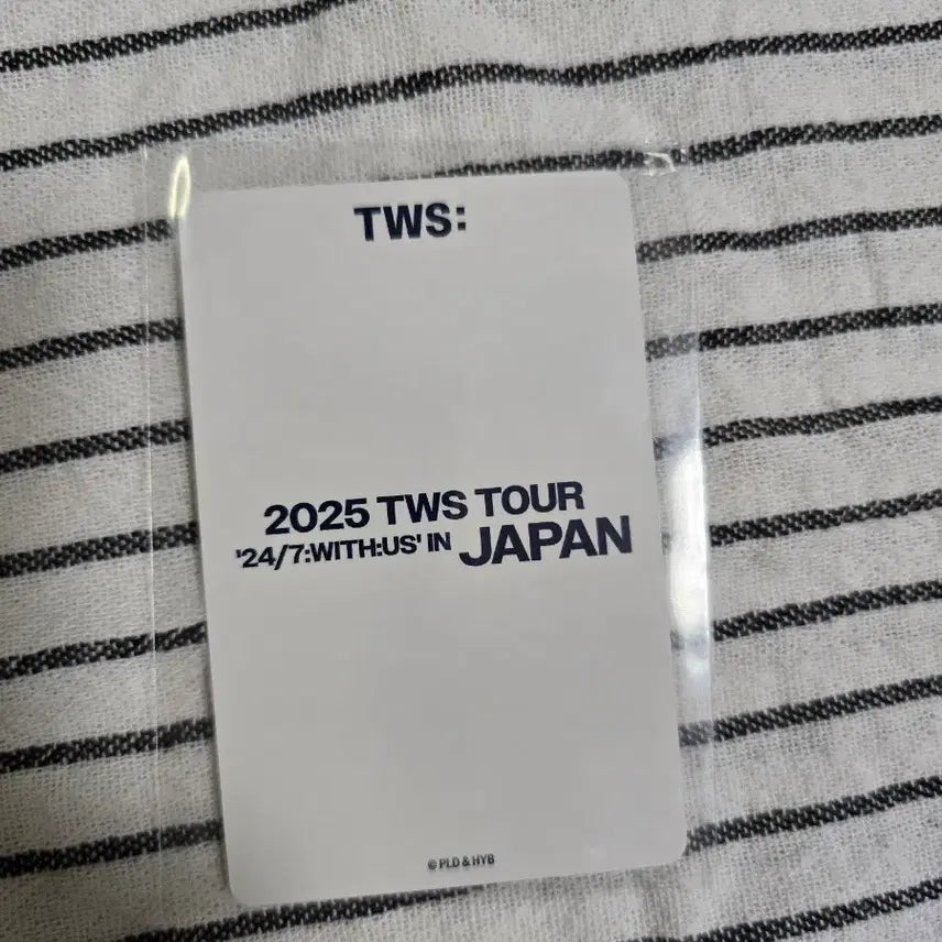[BUNJANG] TWS Kyeongmin Photocard / 2025 TWS TOUR IN JAPAN 경민 포카