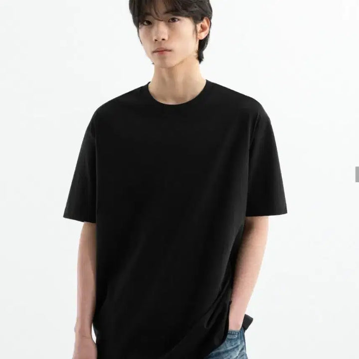 [BUNJANG] BRENSON Basic T-Shirt (Black/White) L / 새제품@ BRENSON 반팔 티셔츠 블랙 화이트 L 반팔티 브렌슨