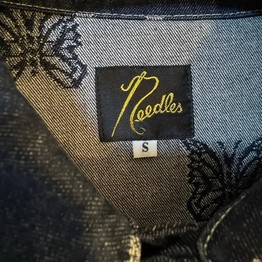 [BUNJANG] Needles Papillon Denim Jacket Navy / [S]니들스 빠삐용 데님 자켓 네이비