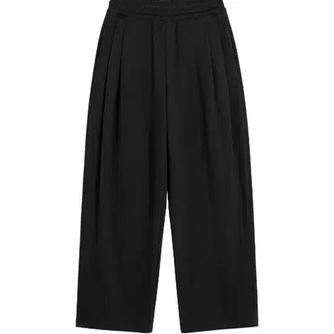 [BUNJANG] BRENSON Two-Tuck Wide Sweat Pants Black XL / 새제품@ BRENSON 투턱 와이드 스웨트 팬츠 블랙 XL 브렌슨 브랜슨