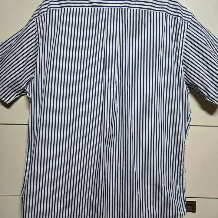 [SOLD OUT] 폴로 랄프로렌 남성 정품 블루 스트라이프 반팔 셔츠