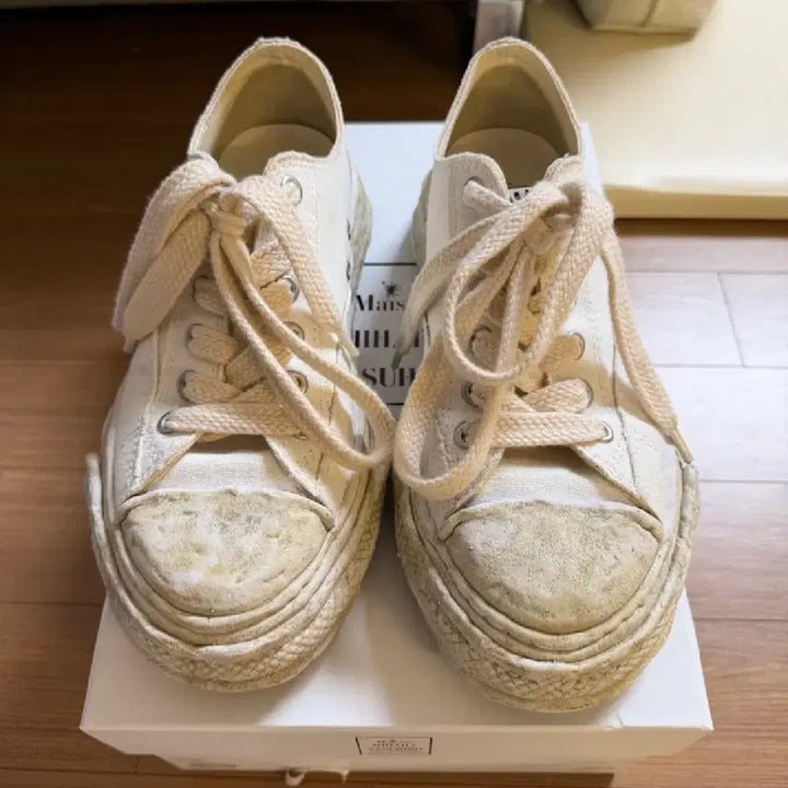 [BUNJANG] Mihara Yasuhiro Peterson Vintage Sneakers (Size 41) / 교환) 야스히로 피터슨23 빈티지 화이트41->40