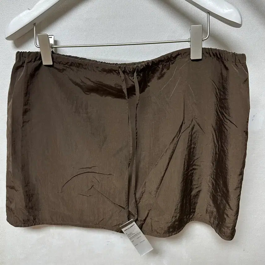 [BUNJANG] LOW CLASSIC Brown Banding Mini Skirt (Size S) / 로우클래식 브라운 밴딩 스커트 S