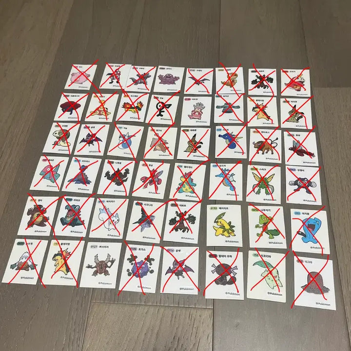 [BUNJANG] Pokemon Tteokbokki Stickers / 포켓몬 띠부씰 싸게 판매