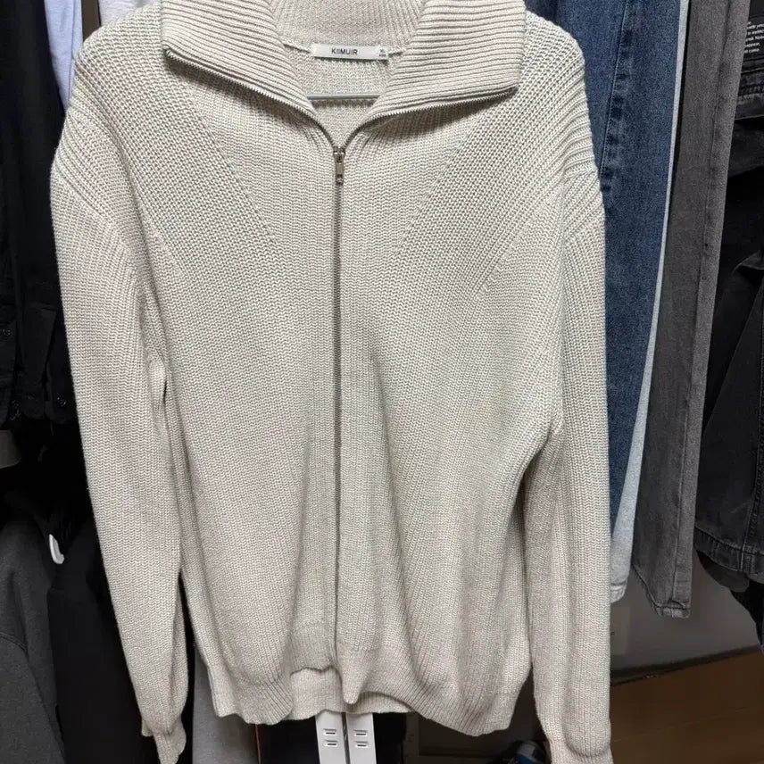 [BUNJANG] KIMUER Knit Zip-Up / 키뮤어 니트집업