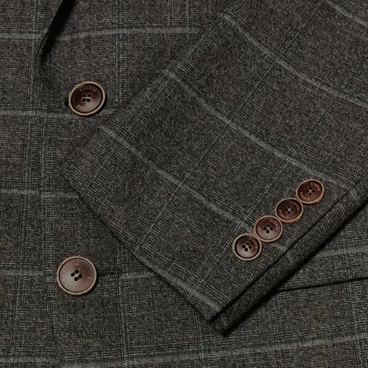 [BUNJANG] ZIOZIA Check Suit Set / ZIOZIA 지오지아 체크 정장 셋업 (95/29인치)