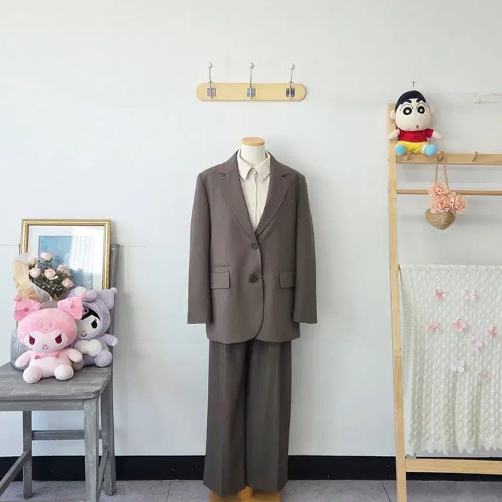 [BUNJANG] MORGAN Brown Simple Jacket / 빈티지 만원샵 MORGAN 브라운 심플 자켓