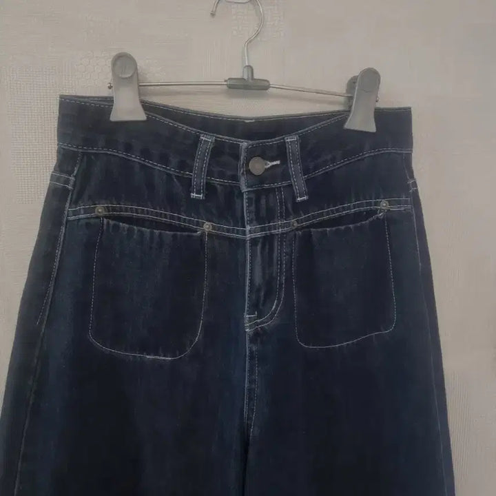 [BUNJANG] Unbranded Wide Raw Denim Pants S Size / 와이드 생지 데님 팬츠 S 사이즈