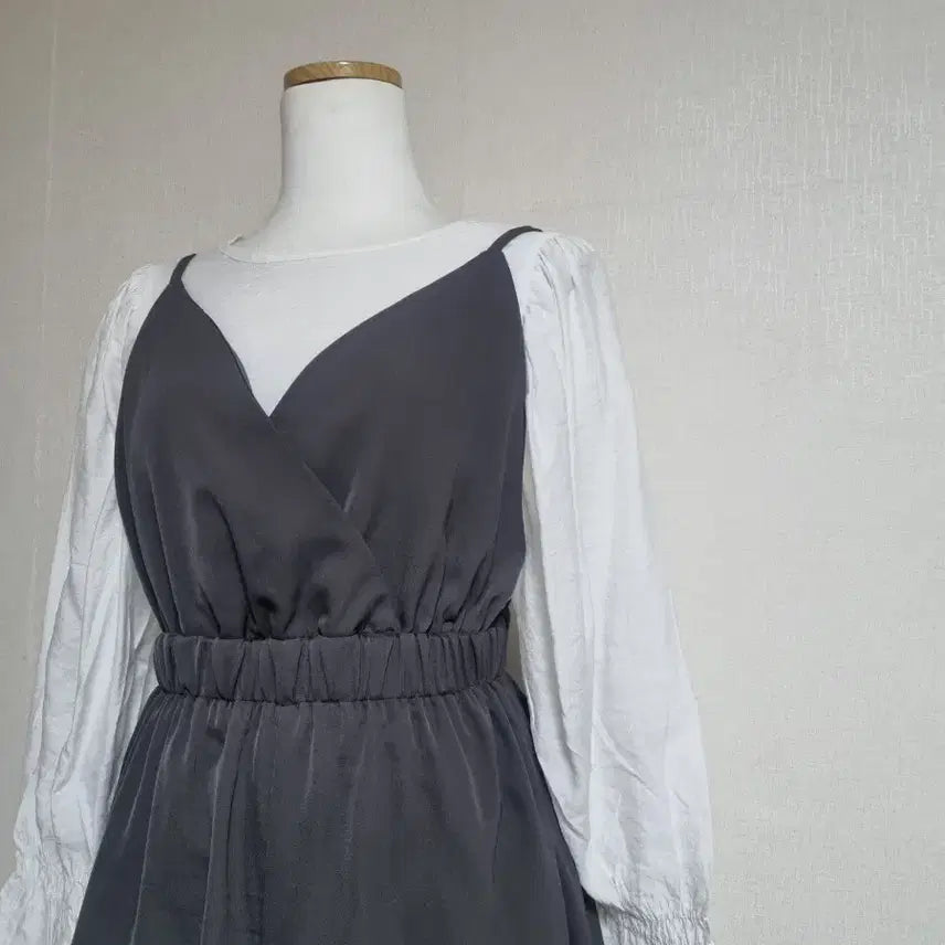 [BUNJANG] Layered Bustier Jumpsuit / 레이어드 뷔스티에 점프수트(블라우스별도구매)