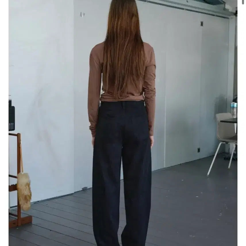 [BUNJANG] Poszer Curved Cotton Pants / poszer Curved cotton pants