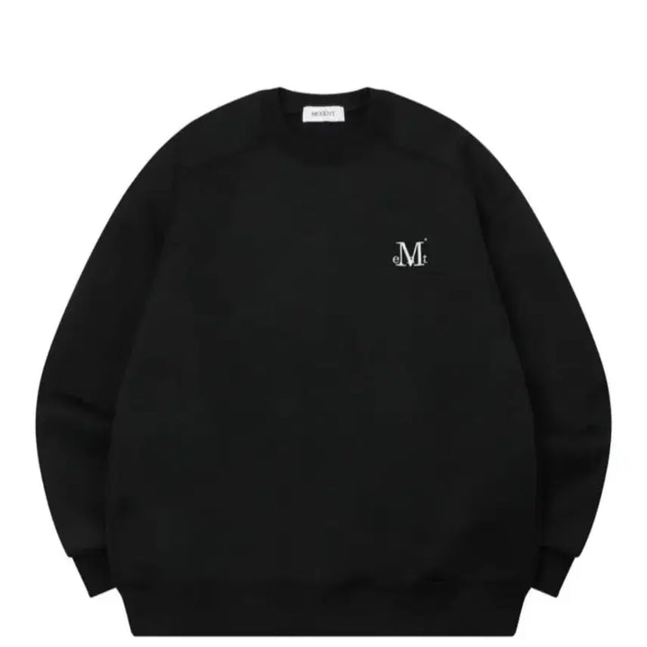 [BUNJANG] Musent Black Sweatshirt / 무센트 맨투맨