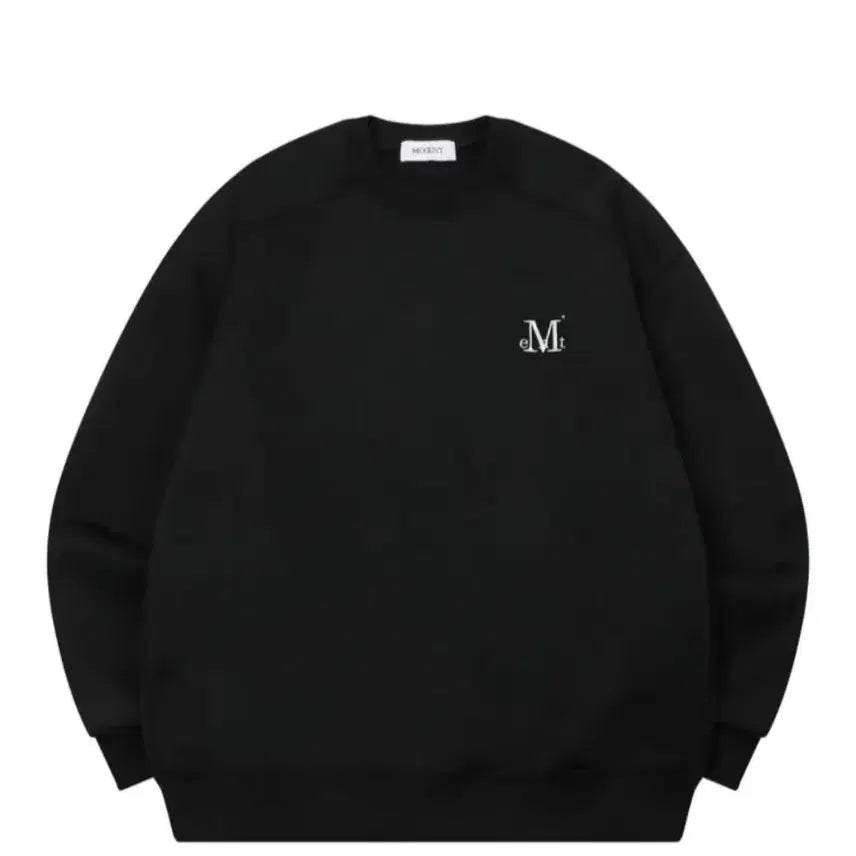 [BUNJANG] Musent Black Sweatshirt / 무센트 맨투맨