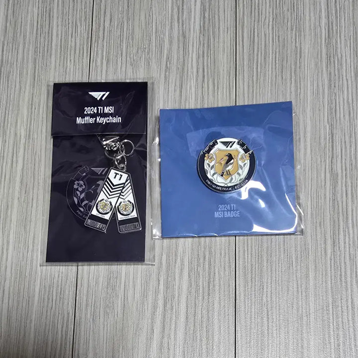 [BUNJANG] T1 MSI 2024 Keyring and Badge Bundle Set / 2024 티원 MSI 키링, 뱃지