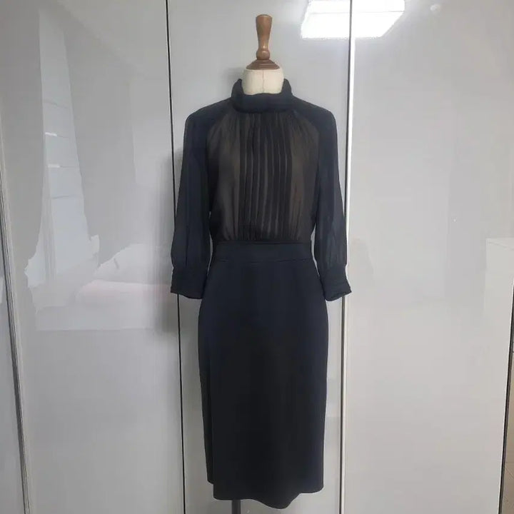 [BUNJANG] it MICHAA Black Chiffon Dress / it MICHAA 블랙 쉬폰 원피스 91