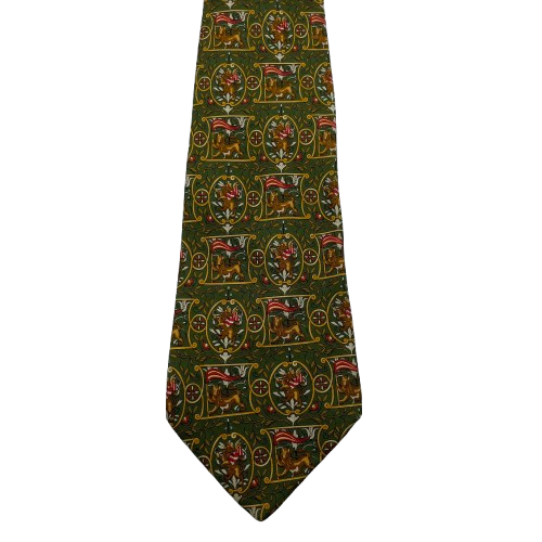 [BUNJANG] Salvatore Ferragamo Patterned Necktie (Minor Damage) / 832) (Ferragamo) 살바토레페레가모 패턴 넥타이(미세데미지)