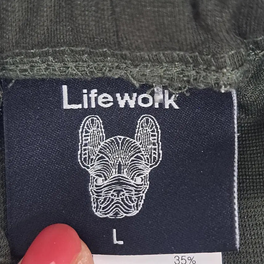 [SOLD OUT] 라이프워크 남성 반바지 카키 L (d가78)