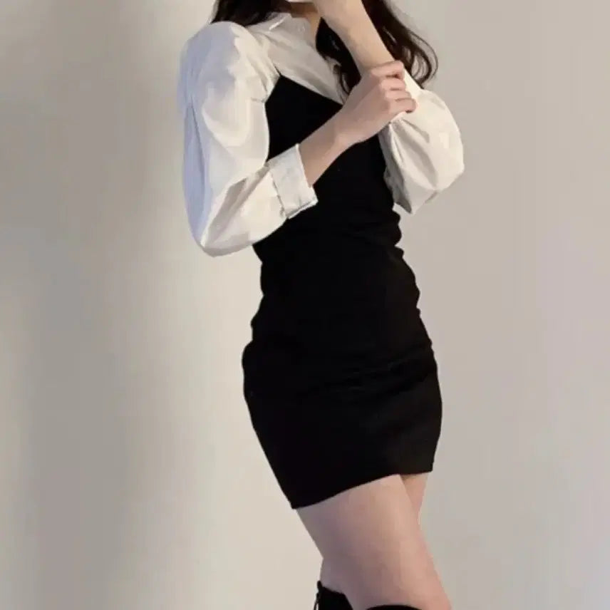 [BUNJANG] Ablly Bustier Mini Dress / 에이블리 나시 뷔스티에 원피스