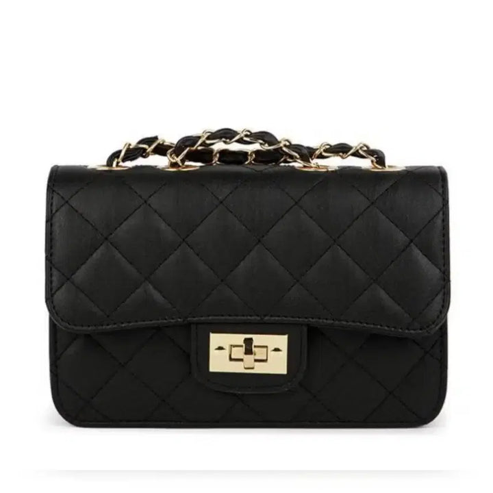 [BUNJANG] P5 Black Quilted Chain Bag / P5 A급 클래식한 디자인의 블랙 퀼팅  체인백 판매해요