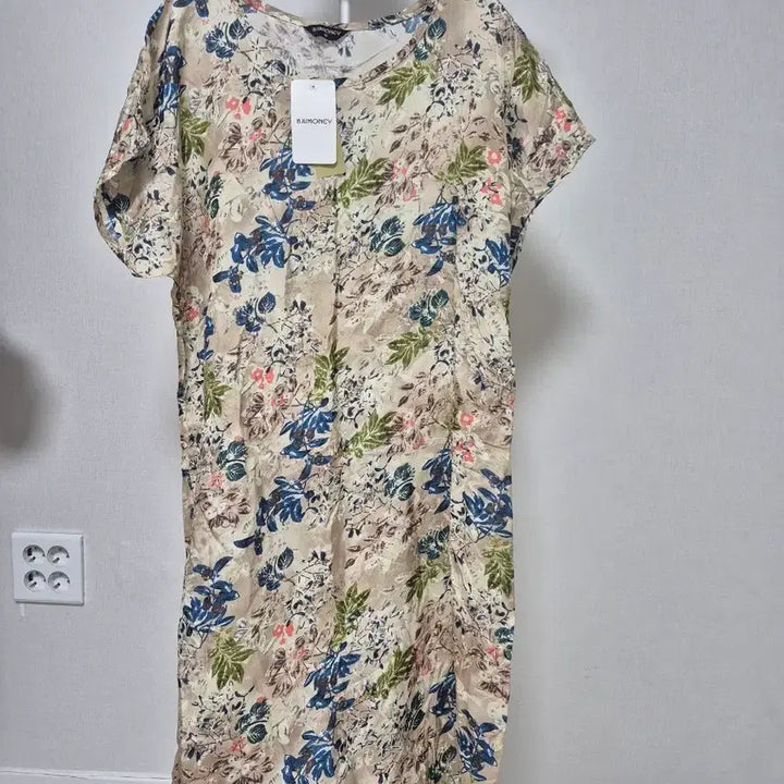 [BUNJANG] Floral Print Rayon Long Dress / 인견원피스