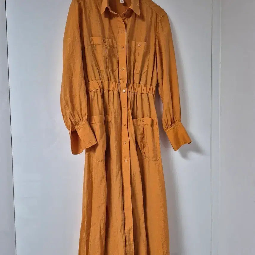 [BUNJANG] H&amp;M Long Orange Dress / H&amp;M 롱원피스