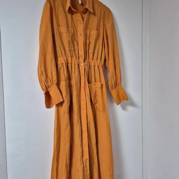 [BUNJANG] H&amp;M Long Orange Dress / H&amp;M 롱원피스