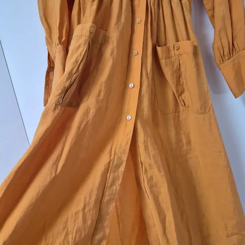 [BUNJANG] H&amp;M Long Orange Dress / H&amp;M 롱원피스