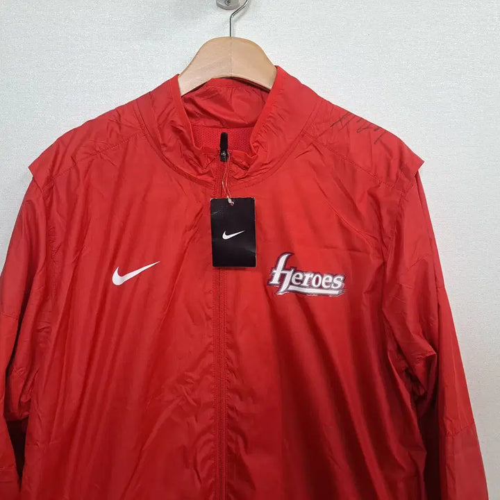 [BUNJANG] Nike Kiwoom Heroes Signed Windbreaker Jacket L / 새상품) 나이키 남성 키움 히어로즈 싸인 바람막이 L (d가75)
