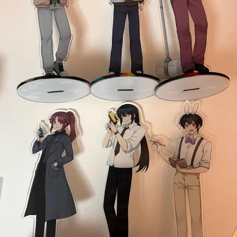 [BUNJANG] Pixelly Mystery Investigation Team Acrylic Stand Bundle Set / 일괄) 픽셀리 미스터리수사반 올멤 아크릴스탠드 판매