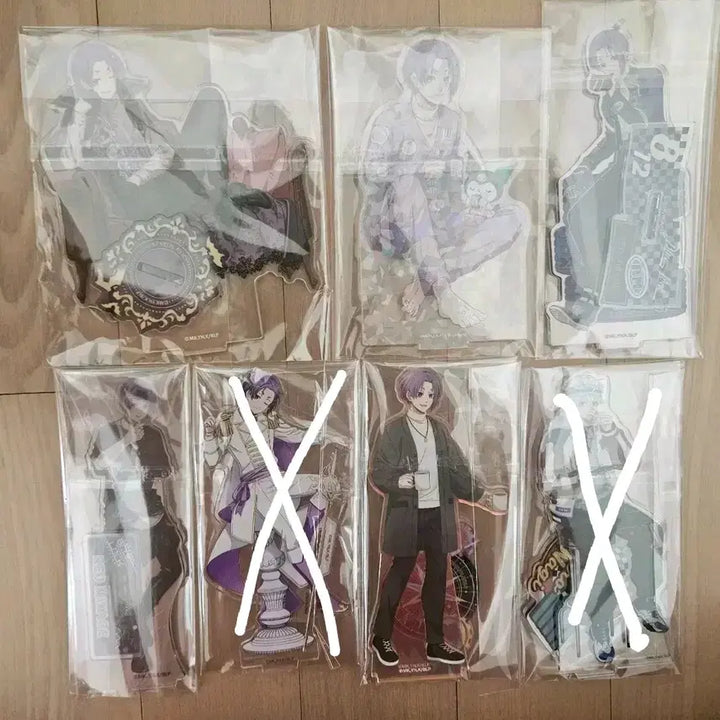 [BUNJANG] Blue Lock Mikage Reo Acrylic Stand Bundle Set / 블루록 미카게 레오 아크릴 5개 일괄 판매