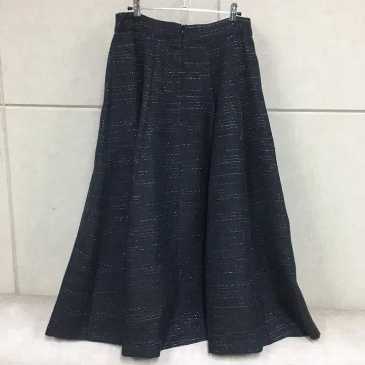 [SOLD OUT] JJ JIGOTT 지고트 네이비 크롭 반팔트위드자켓  플레어롱스커트 셋트