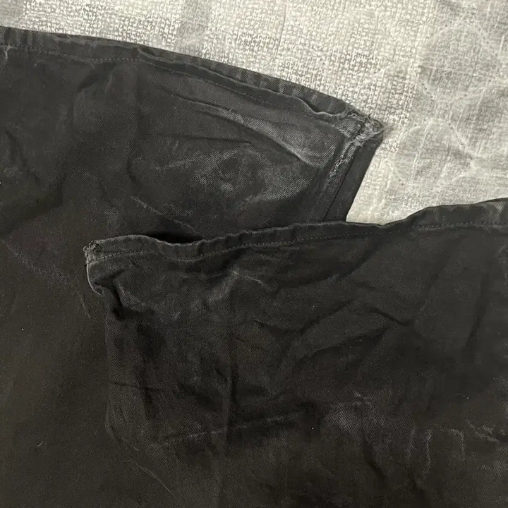 [BUNJANG] Emosstance Club Leather Patch Flare Jeans / [3] 에모스탠스클럽 레더패치 플레어진 팬츠