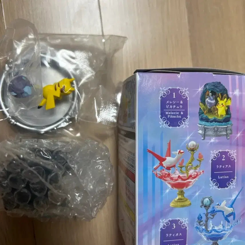 [BUNJANG] Pikachu Re-Ment Gemstone Figure / 피카츄 리멘트 젬스톤 판매