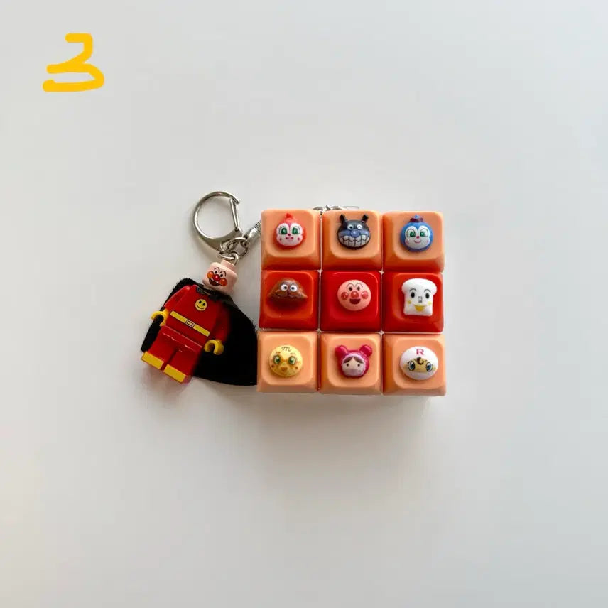 [BUNJANG] Anpanman Keycap Series / 귀여운 호빵맨 키캡키링 시리즈