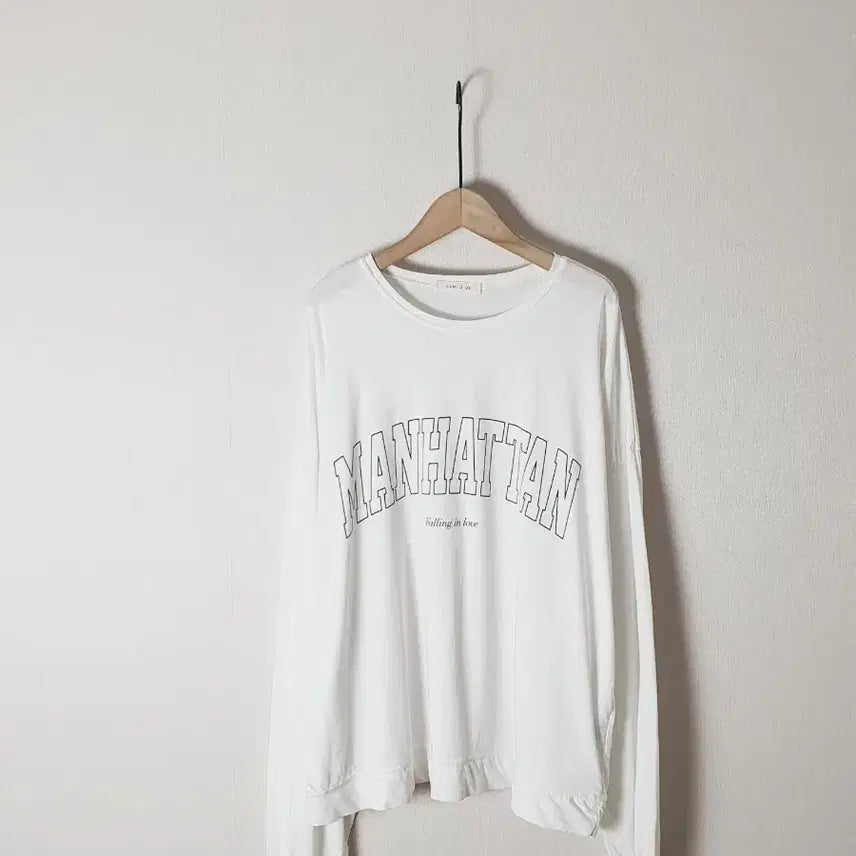 [BUNJANG] Rouge Summer Sweatshirt White / (새) 루즈 썸머 맨투맨