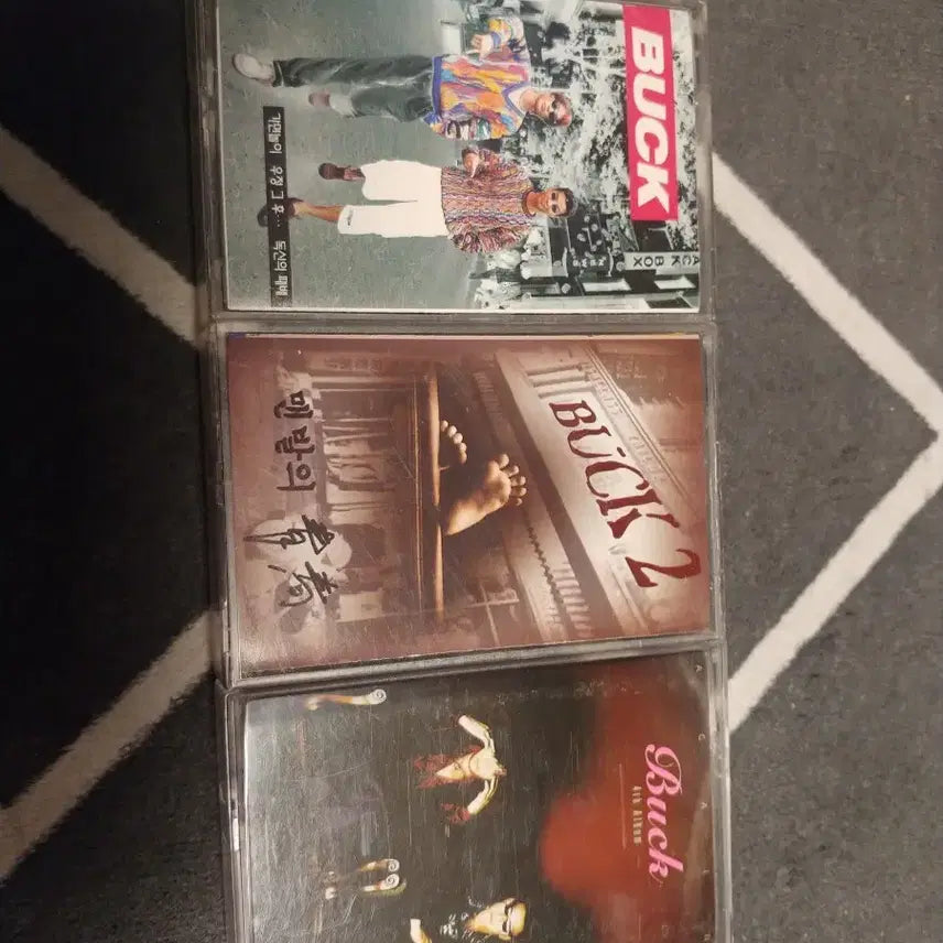 [BUNJANG] BUCK Cassette Tapes 3-Tape Bundle / 벅(buck) 카세트테이프 3개