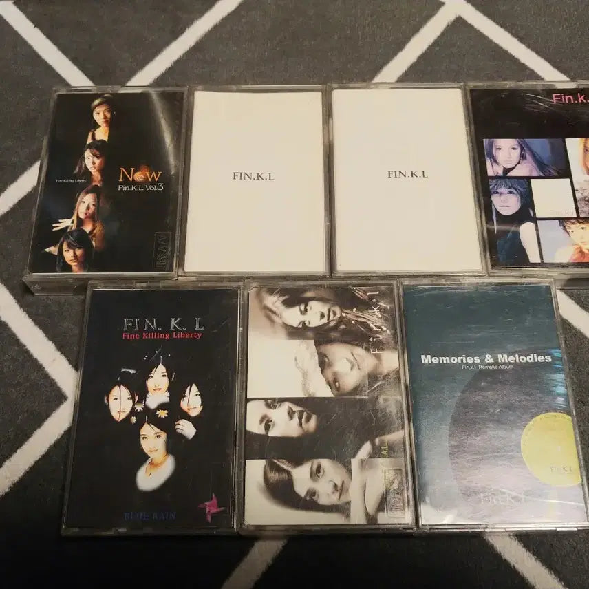 [BUNJANG] Fin.K.L Cassette Tape Bundle (7 Tapes) / FIN.K.L 핑클 카세트테이프 7개