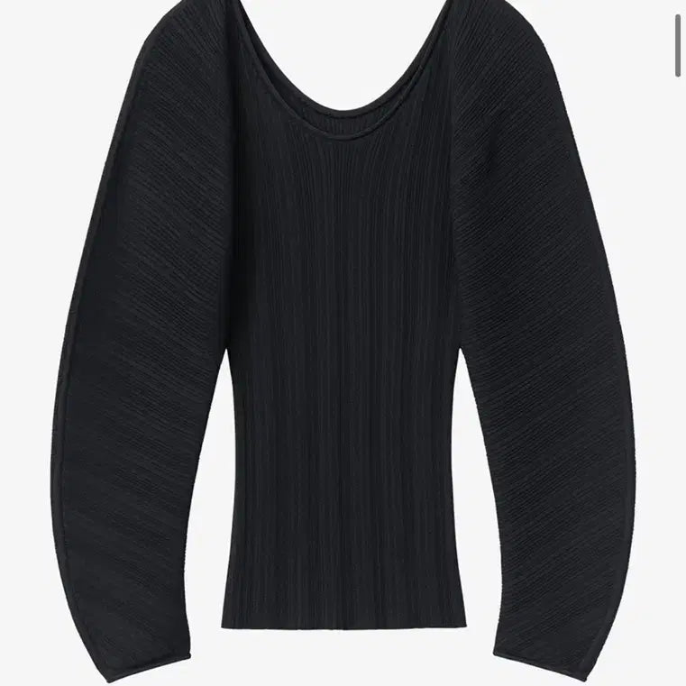 [BUNJANG] (새상품)mukha ARCH PLEAT KNIT 블랙 무카 / (새상품)mukha ARCH PLEAT KNIT 블랙 무카