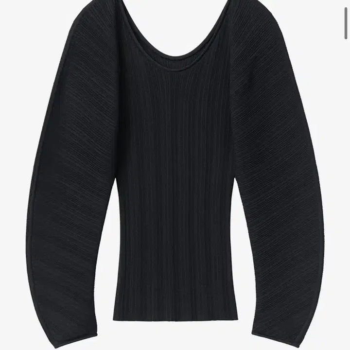 [BUNJANG] (새상품)mukha ARCH PLEAT KNIT 블랙 무카 / (새상품)mukha ARCH PLEAT KNIT 블랙 무카