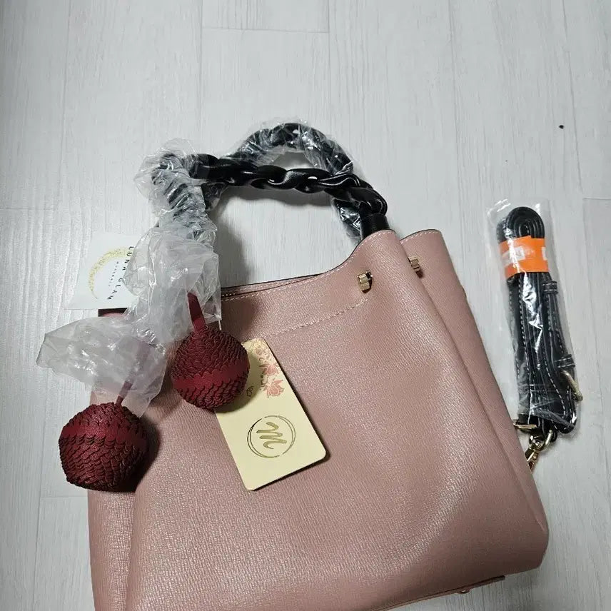 [BUNJANG] Tote &amp; Cross Bag Rose Pink / (새상품) 토트&amp;크로스백 로즈핑크