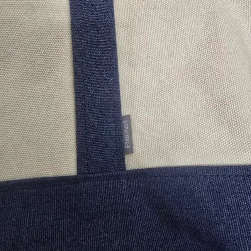 [SOLD OUT] (1회착)에스피오나지 헤비캔버스 토트백 숄더백 네이비