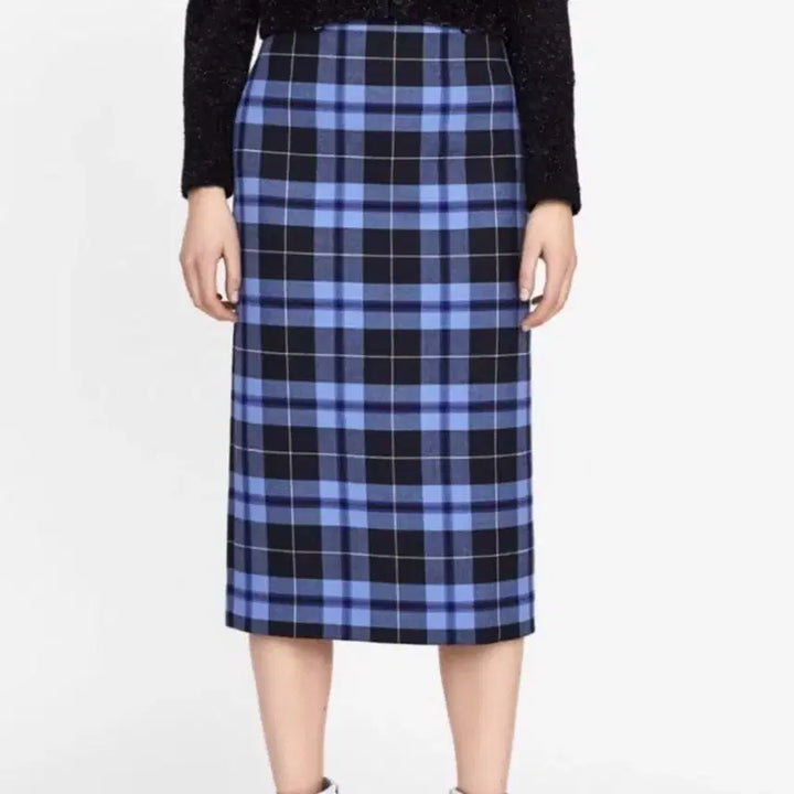 [BUNJANG] ZARA Check Pencil Skirt / 자라 체크 펜슬스커트